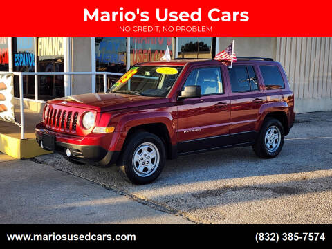 2016 Jeep Patriot for sale at Mario's Used Cars in Houston TX