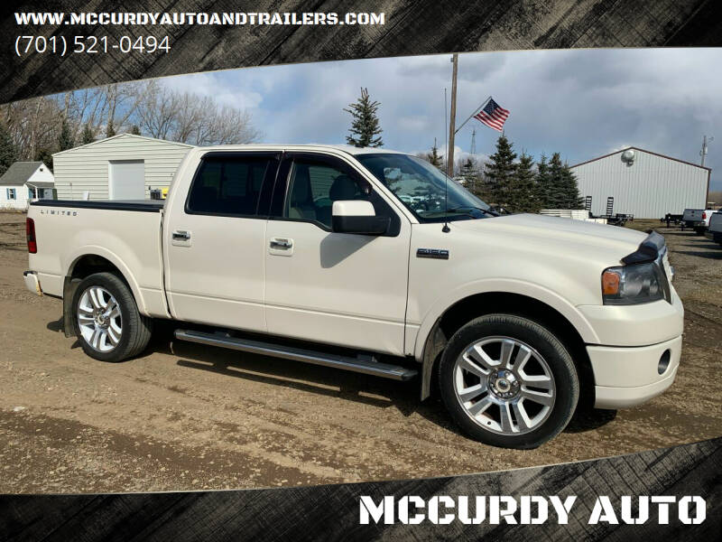 2008 Ford F-150 for sale at MCCURDY AUTO in Cavalier ND