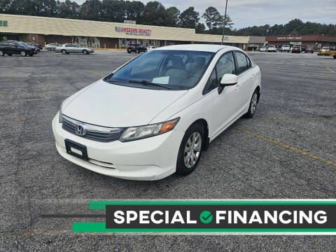 2012 Honda Civic for sale at Eazy Kars Auto Sale Llc in Fayetteville GA