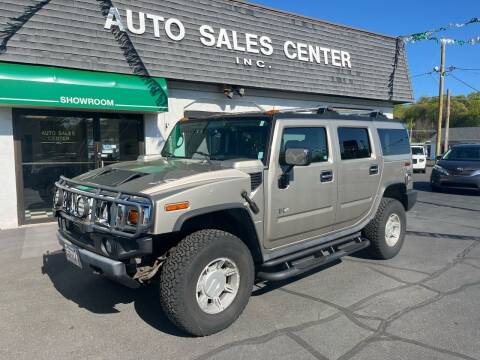 2003 HUMMER H2 for sale at Auto Sales Center Inc in Holyoke MA