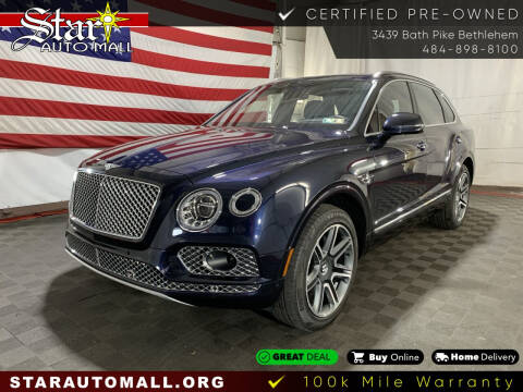 2019 Bentley Bentayga for sale at STAR AUTO MALL 512 in Bethlehem PA