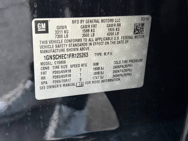 2015 Chevrolet Suburban LS