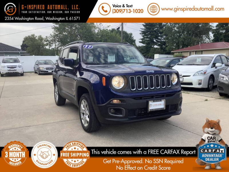 2017 Jeep Renegade for sale at G-Inspired Automall, LLC. in Washington IL