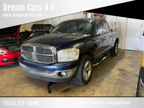 2007 Dodge Ram Pickup 1500 for sale at Dream Cars 4 U in Hollywood FL