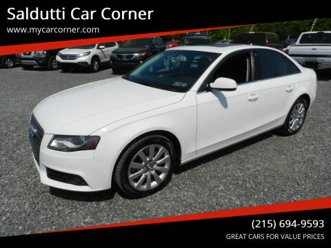 2012 Audi A4 for sale at Saldutti Car Corner in Gilbertsville PA