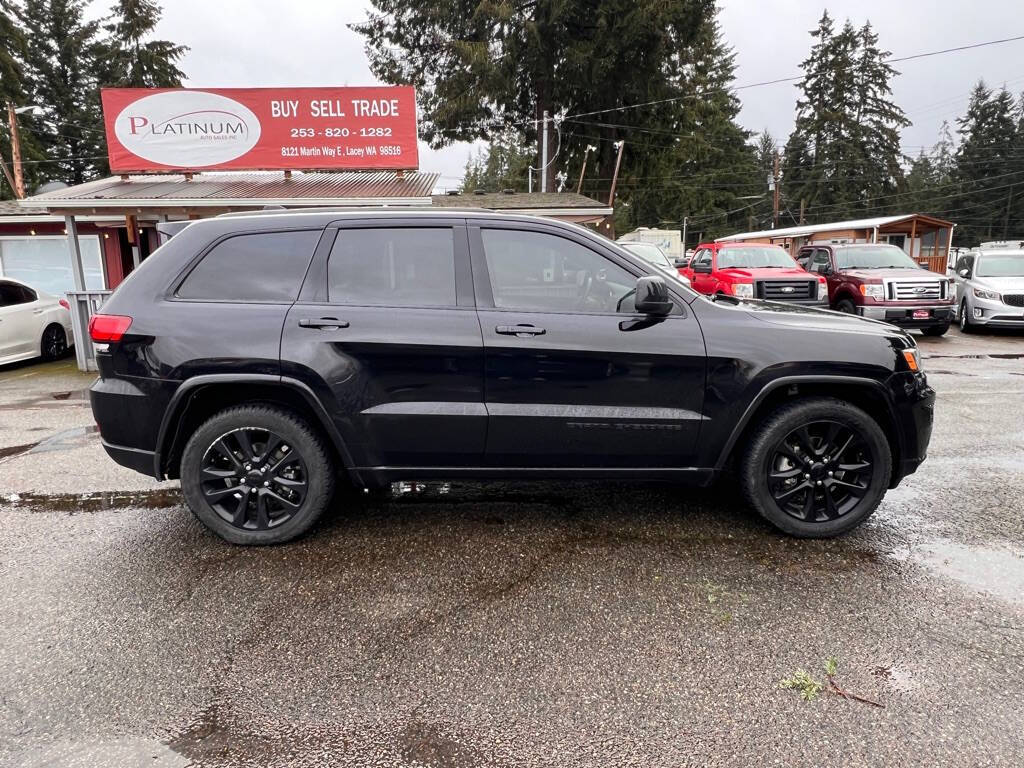 2019 Jeep Grand Cherokee for sale at PLATINUM AUTO SALES INC in Lacey, WA