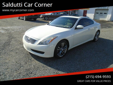2008 Infiniti G37 for sale at Saldutti Car Corner in Gilbertsville PA