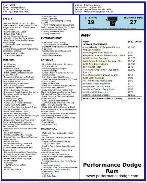 2022 Mercedes-Benz GLE GLE 350