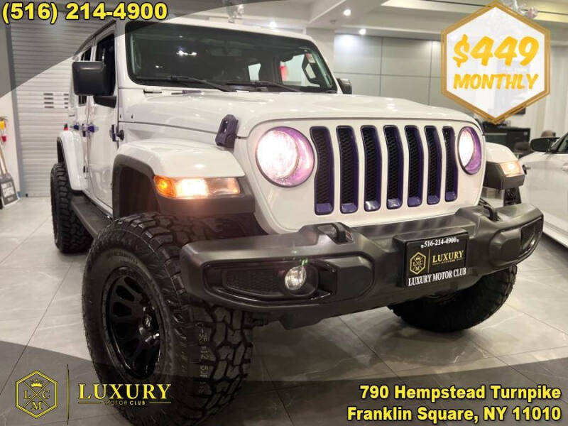 2022 Jeep Wrangler Unlimited for sale at LUXURY MOTOR CLUB in Franklin Square NY