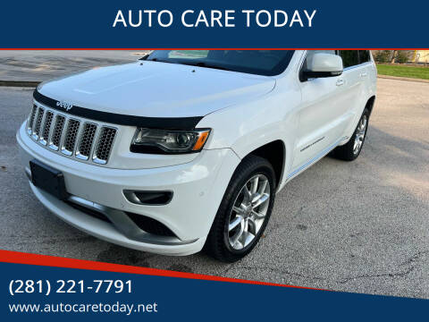 2015 Jeep Grand Cherokee for sale at AUTO CARE TODAY in Spring TX