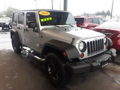 2010 Jeep Wrangler Unlimited for sale at Low Auto Sales in Sedro Woolley WA