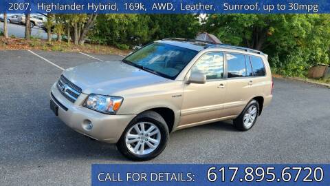 2007 Toyota Highlander Hybrid for sale at Carlot Express in Stow MA