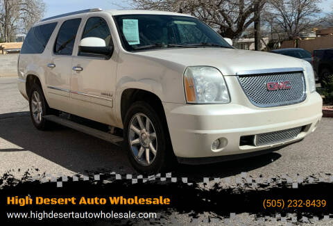2012 GMC Yukon XL for sale at High Desert Auto Wholesale in Albuquerque NM