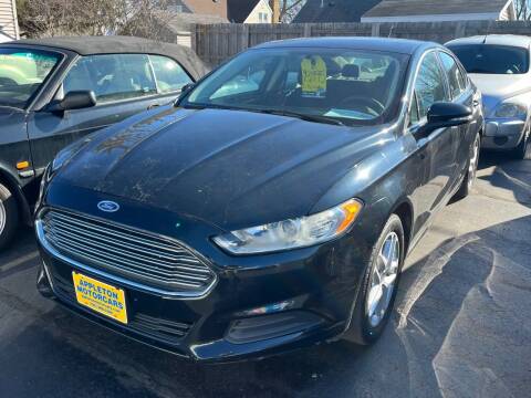 2014 Ford Fusion for sale at Appleton Motorcars Sales & Service in Appleton WI