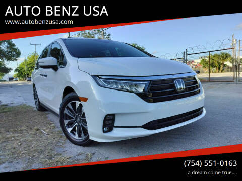 2023 Honda Odyssey for sale at AUTO BENZ USA in Fort Lauderdale FL