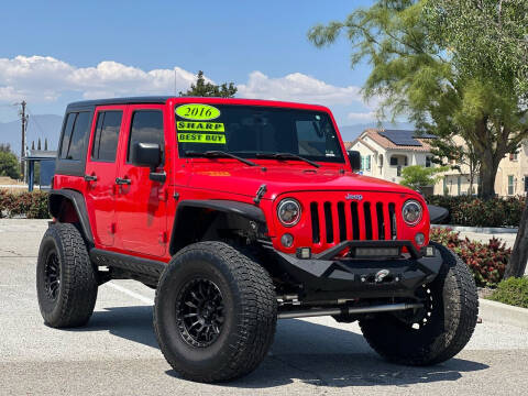 2016 Jeep Wrangler Unlimited for sale at Esquivel Auto Depot in Rialto CA