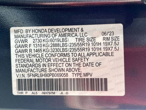 2023 Honda Odyssey Elite