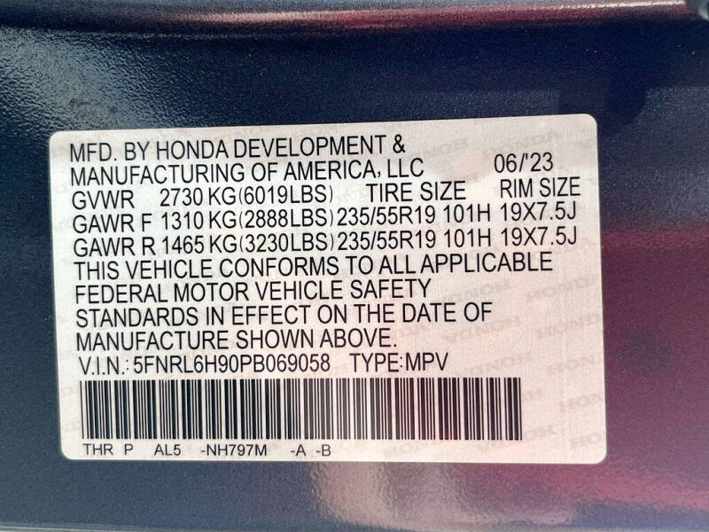 2023 Honda Odyssey Elite