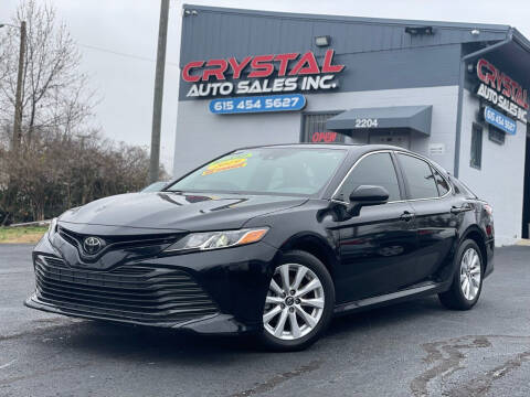 2019 Toyota Camry for sale at Crystal Auto Sales Inc in Nashville TN