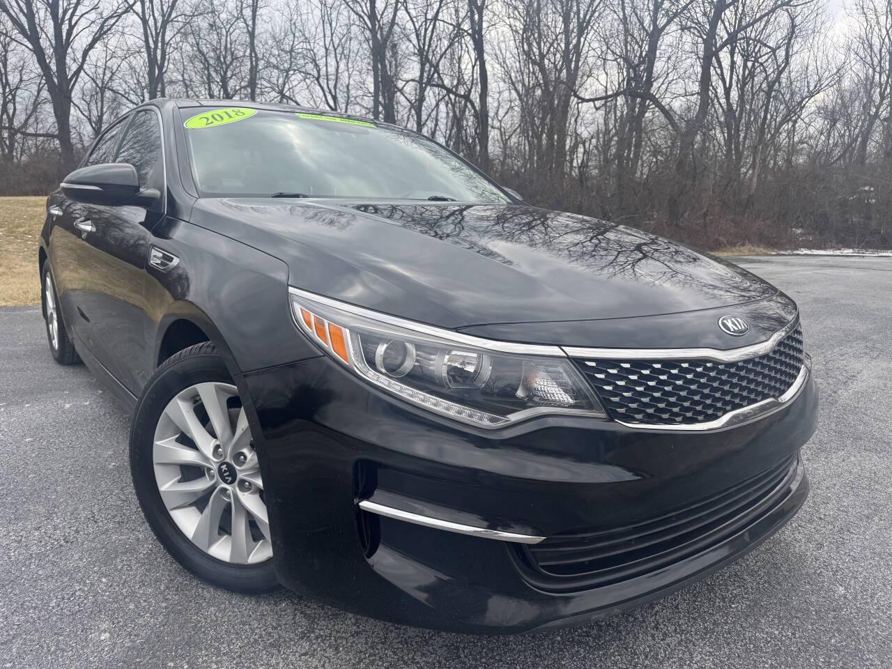 Black 2018 Kia Optima EX EX 4dr Sedan 2