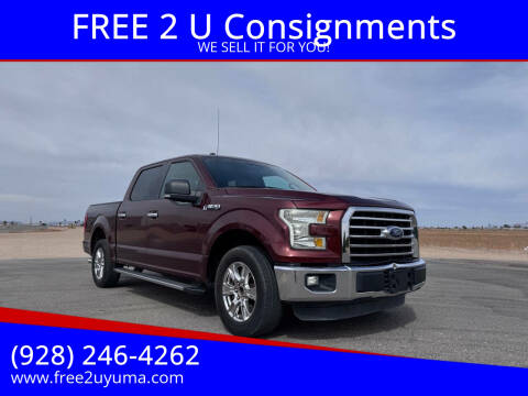 2016 Ford F-150 for sale at FREE 2 U Consignments in Yuma AZ