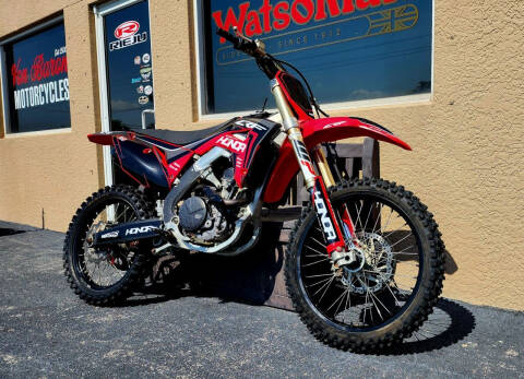 2018 Honda CRF450R for sale at Von Baron Motorcycles, LLC. - Motorcycles in Fort Myers FL