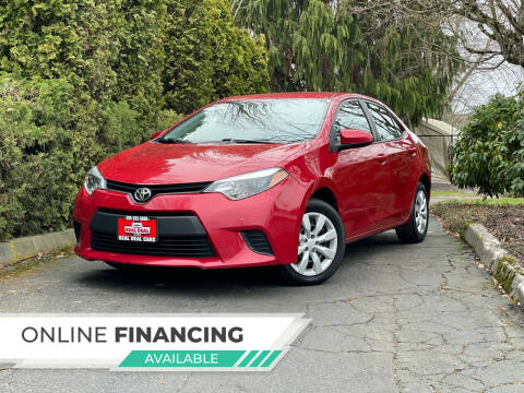 2014 Toyota Corolla for sale at Real Deal Cars in Everett WA