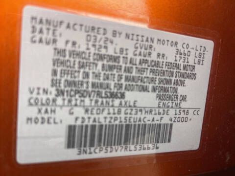 2024 Nissan Kicks SR