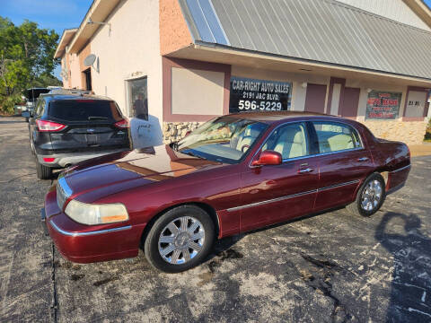 2003 Lincoln Town Car for sale at CAR-RIGHT AUTO SALES INC in Naples FL