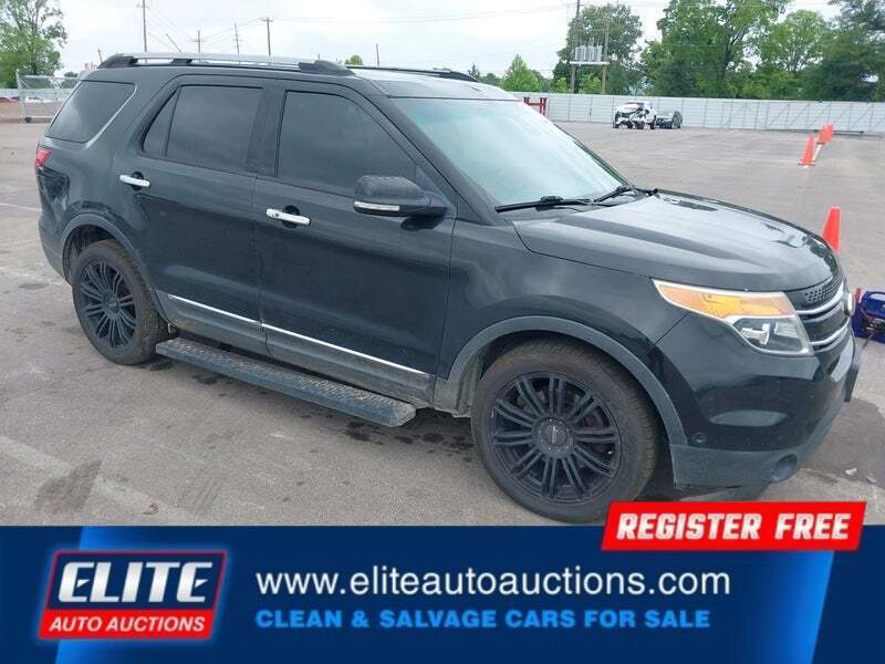 Black 2015 Ford Explorer Limited AWD Limited 4dr SUV 1