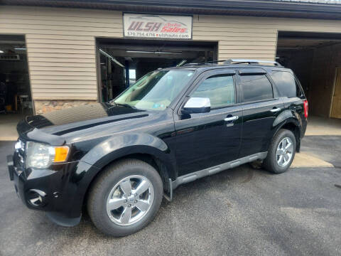 2012 Ford Escape for sale at Ulsh Auto Sales Inc. in Summit Station PA