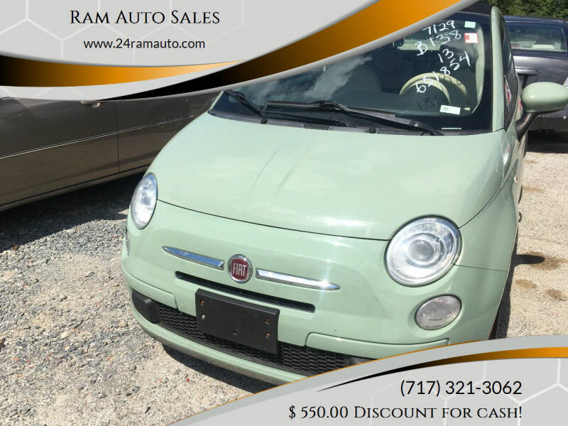 2013 FIAT 500c for sale at Ram Auto Sales in Gettysburg PA