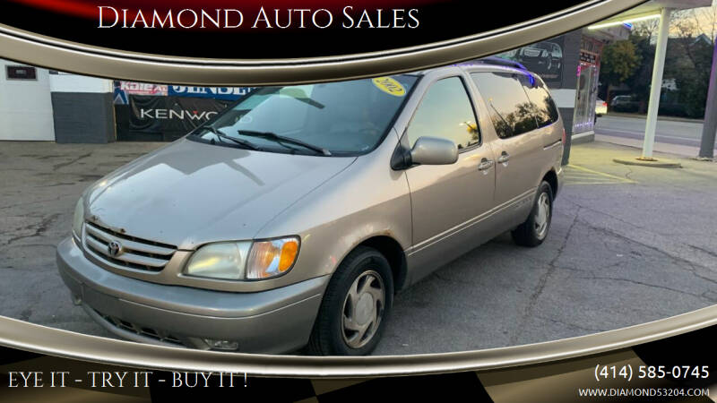 2002 Toyota Sienna for sale at DIAMOND AUTO SALES LLC in Milwaukee WI