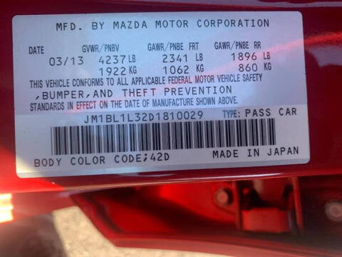 2013 Mazda MAZDASPEED3 Touring