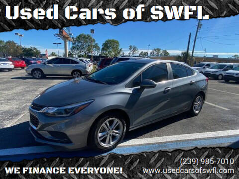 2013 Chevrolet Cruze for sale at Used Cars of SWFL in Fort Myers FL