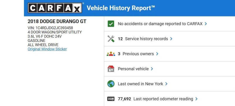 2018 Dodge Durango GT