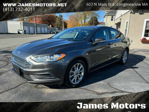 2017 Ford Fusion for sale at James Motors Inc. in East Longmeadow MA