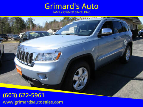 2013 Jeep Grand Cherokee for sale at Grimard's Auto in Hooksett NH