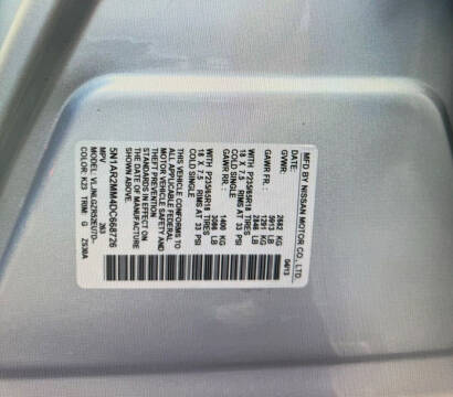 2013 Nissan Pathfinder SL