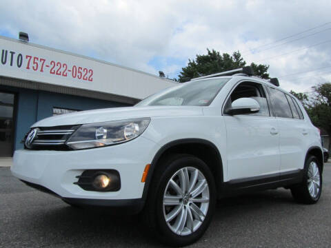 2014 Volkswagen Tiguan for sale at Trimax Auto Group in Norfolk VA