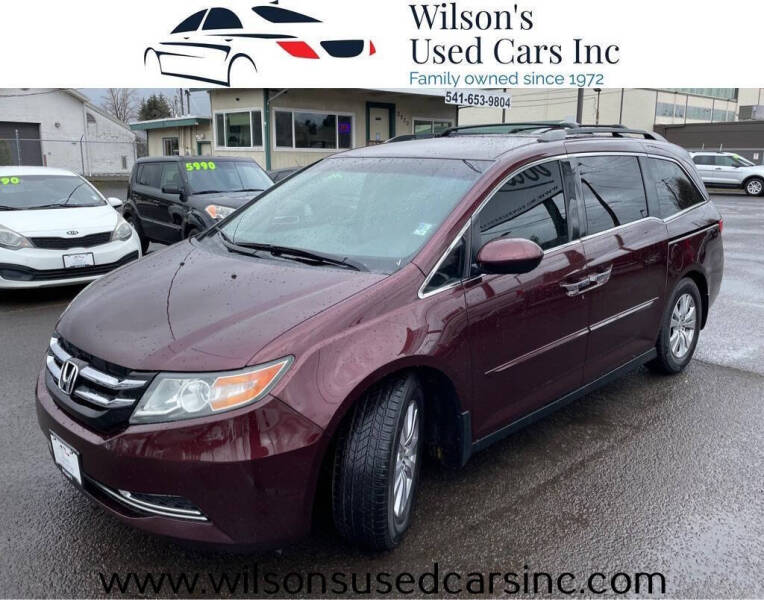2014 Honda Odyssey for sale at Wilson's Used Cars Inc in Eugene OR