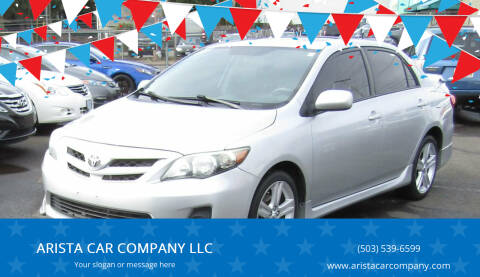 2013 Toyota Corolla for sale at ARISTA CAR COMPANY LLC in Portland OR
