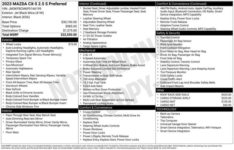 2023 Mazda CX-5 2.5 S Preferred