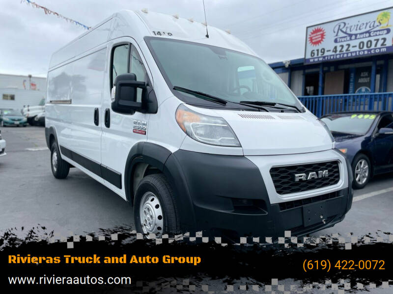 2019 RAM ProMaster for sale at Rivieras Truck and Auto Group in Chula Vista CA