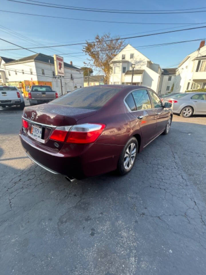 2014 Honda Accord for sale at STATION 7 MOTORS in New Bedford, MA