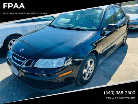 2004 Saab 9-3 for sale at FPAA in Fredericksburg VA