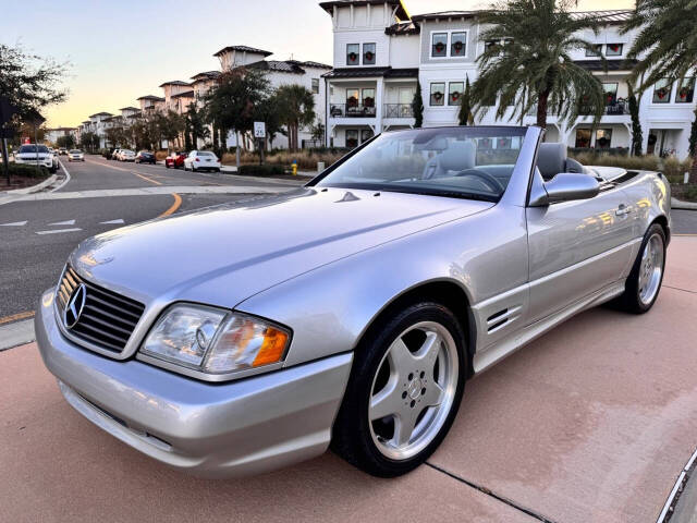 2001 Mercedes-Benz SL-Class for sale at EUROPEAN MOTORCARS OF TAMPA in Tampa, FL