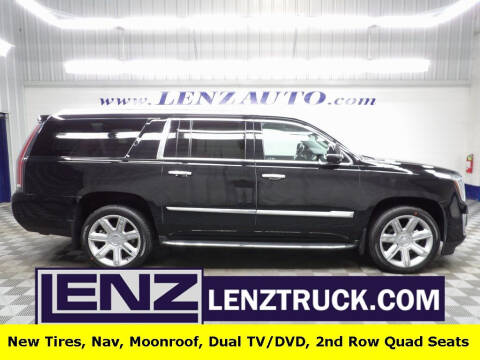 2017 Cadillac Escalade ESV for sale at LENZ TRUCK CENTER in Fond Du Lac WI