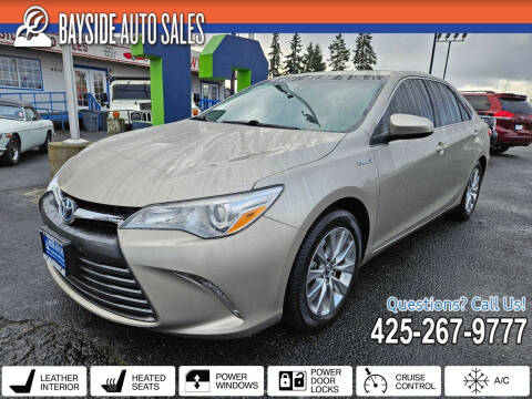 2015 Toyota Camry Hybrid for sale at BAYSIDE AUTO SALES in Everett WA
