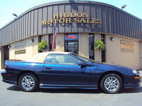 2002 Chevrolet Camaro for sale at Hibdon Motor Sales in Clinton Township MI